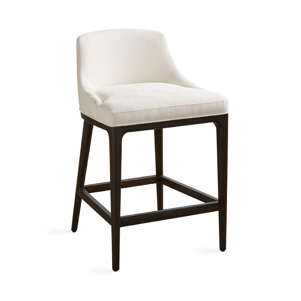Everett Counter Chair: Ivory Linen